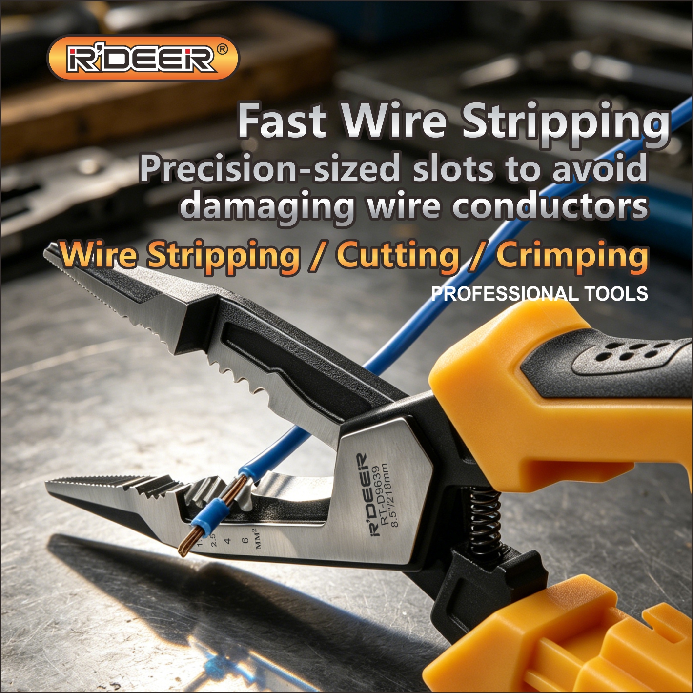 Multifunctional Wire Stripper with Voltage Tester