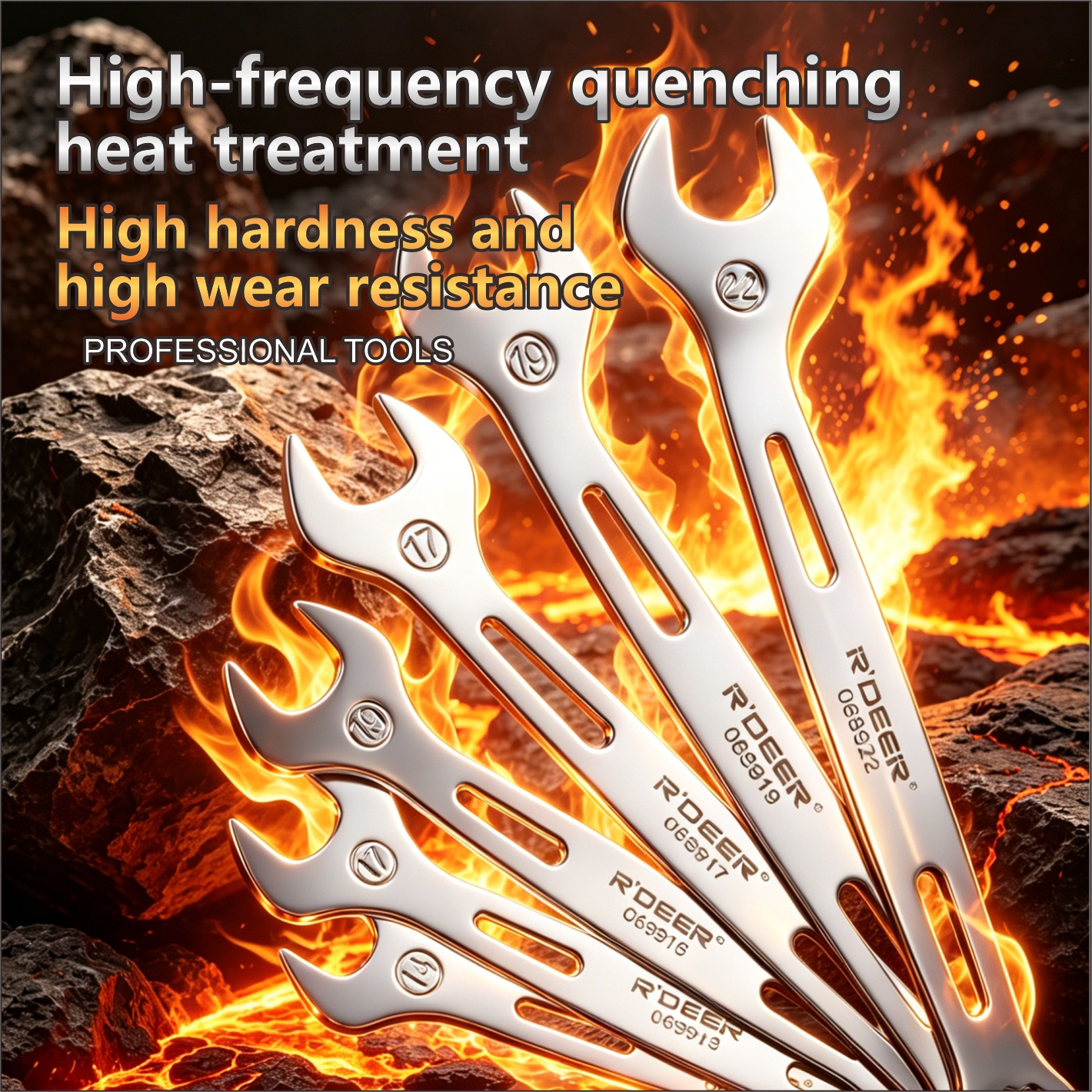 New Slim Hollow Double Open-End Wrench